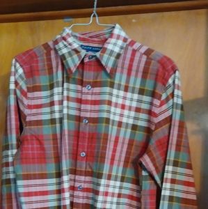 Long sleeve Ralph Lauren checkered shirt size 8